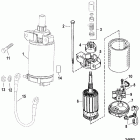 50 (4-STROKE) 0G760300 THRU 0T178499 Стартер