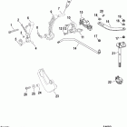 50 BIGFOOT (4-STROKE) 0G760300 THRU 0T178499 Linkage, bigfoot