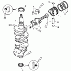 50 BIGFOOT (4-STROKE) 0G760300 THRU 0T178499 Crankshaft / pistons and connecting rods