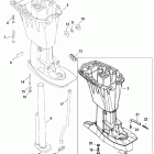 50 BIGFOOT (4-STROKE) 0G760300 THRU 0T178499 Корпус вертикального вала