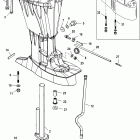 50 EFI (4 CYL.)(4-STROKE) 0T409000 THRU 1B344306 Корпус вертикального вала