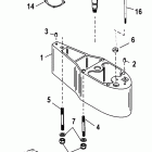 50 EFI (4 CYL.)(4-STROKE) 1C000001 THRU 1C050251 Extension kit-5 inch, driveshaft housing  12092a18