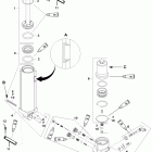 55 (3 CYL.) 0G290585 THRU 0G589999 Manual tilt components (design ii)