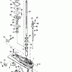 55 (3 CYL.) 0G590000 THRU 0G760299 Gear housing, driveshaft - 2.31:1 gear ratio
