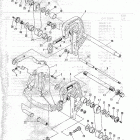 60 (2 CYL.) 675-304181 AND UP Clamp and swivel bracket