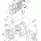 60 (2 CYL.) 675-304181 AND UP Crankcase and cylinder head