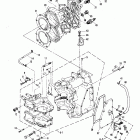 60 (2 CYL.) EL-675-30101 THRU EL-675-304180 Crankcase and cylinder head