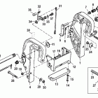 60 (3 CYL.) 0G590000 THRU 0G760299 Clamp bracket, manual