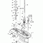 60 EFI (4 CYL.)(4-STROKE) 0T409000 THRU 1B344306 Gear housing(drive-2.31:1)(usa-0t625303 and below)