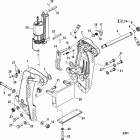 80 JET 0G760300 THRU 0T979999 Transom bracket(s / n usa-0t801000 /  bel-0p268000 and u...