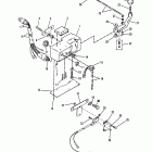 90 (3 CYL.) 0B240451 THRU 0C221999 Steering handle components