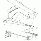 90 (3 CYL.) 0B240451 THRU 0C221999 Steering handle components(with steering arm)