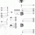 90 (6 CYL.) 5299506 THRU 5594656 Carburetor linkage and choke solenoid