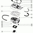 90 (6 CYL.) 5594657 THRU 6436122 Exhaust extension plate