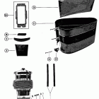 90 (6 CYL.) 7147088 THRU 7208847 Cowling and front cover