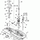 90 DFI (3 CYL.)(1.5L) 0T801000 THRU 1B226999 Корпус редуктора, вертикальный вал, передаточное отношен...