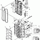90 EFI (4-STROKE) 1B172291 THRU 1B366822 ГОЛОВКА ЦИЛИНДРА