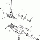 90 EFI (4-STROKE) 1B172291 THRU 1B366822 Рычаг дросселя и приводная штанга