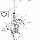 90 EFI (4-STROKE) 1B366823 & Up Swivel bracket and swivel pin