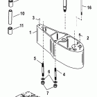 90 EFI (4-STROKE) 1B366823 & Up Extension kit-5 inch, driveshaft housing  12092a19