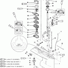 MAGNUM III 0G303046 THRU 0G760299 Gear housing(driveshaft-counter-s / n-0g437999 & below)
