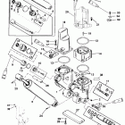 V-115 DFI (2.5L) 0G960500 THRU 0T178499 Компоненты механизма гидроподъема Power Trim