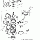 V-150 (EFI) 0G303046 THRU 0G760299 Коленчатый вал, поршни и шатуны