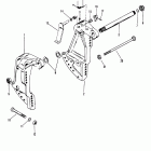 V-150 0C100861 THRU 0C239552 Кронштейны крепления к транцу