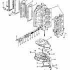 V-150 5600162 THRU 0A904645 Выпускной коллектор и выпускная плита