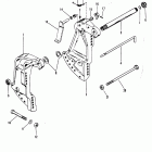 V-150 5600162 THRU 0A904645 Transom brackets(s / n-6616991 and up)