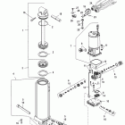 65 JET 0G760300 THRU 0T979999 Компоненты механизма гидроподъема Power Trim