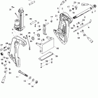 65 JET 0G760300 THRU 0T979999 Transom bracket(sn- usa 0t800999 /  bel 0p267999 and bel...