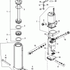 65 JET 0T980000 THRU 0T999999 Компоненты механизма гидроподъема Power Trim