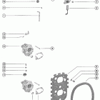 70 (3 CYL.) 4571652 THRU 5579016 Carburetor linkage and choke solenoid