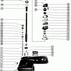 70 (3 CYL.) 4571652 THRU 5579016 Gear housing assembly, complete (serial group no. 3)(pag...