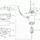 70 (3 CYL.) 7145938 THRU 7208332 Hydraulic pump assembly (plastic reservoir)