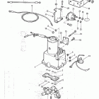 70 (3 CYL.) 7145938 THRU 7208332 Power trim components - without circuit breaker and fuse