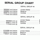70 (3 CYL.) 7145938 THRU 7208332 Serial group chart