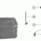 70 5361993 THRU 5702219 Fuel tank assembly (6 gallon)