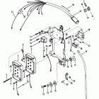 V-1500 5600162 THRU 0A904645 Wiring harness, starter solenoid and rectifier