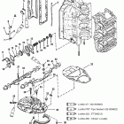 V-175 (EFI) 0G303046 THRU 0G760299 Выпускной коллектор и выпускная плита