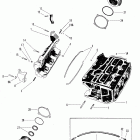 70 5702220 THRU 6428680 Блок цилиндров