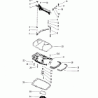 70 5702220 THRU 6428680 Shift linkage and exhaust plate