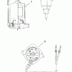 V-175 (EFI) 0G960500 THRU 0T408999 Power trim motor(removeable pump housing)