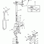 75 (3 CYL.) 0C222000 THRU 0D283221 Swivel bracket and steering arm(casting number 1499-8709...