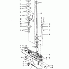 75 (3 CYL.) 0C222000 THRU 0D283221 Gear housing(drive shaft)
