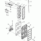 V-175 (SKI) 0C239553 THRU 0D081999 Блок лепестковых клапанов и головка блока