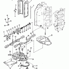 V-175 (SKI) 0C239553 THRU 0D081999 Выпускной коллектор и выпускная плита