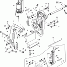 75 (3 CYL.) 0G760300 THRU 0T979999 Transom bracket(sn- usa 0t801000 /  bel 0p268000 and up)
