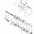 V-175 0C100861 THRU 0C239552 Gear housing (propeller shaft) (standard rotation)